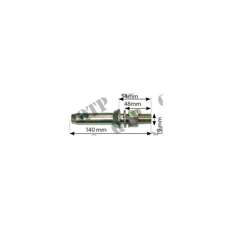 Broche de machine-outil Cat 1 - 34 po. UNF (Pack de 2)