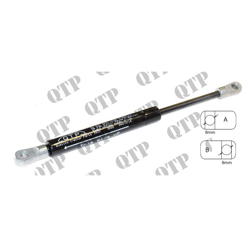 Vérin à gaz 280mm 300N Fenêtre arrière
