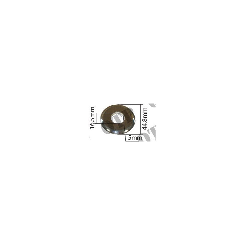 Rondelle chromée de direction (Pack de 10)