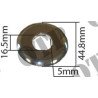 Rondelle chromée de direction (Pack de 10)
