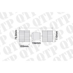 Ventilateur de soufflage de la cabine