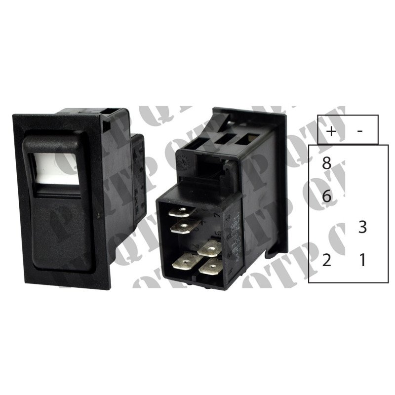 Commutateur d'éclairage de toit